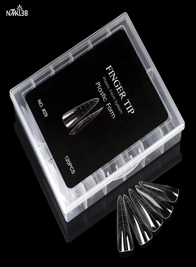 NMKL38 120PCS Dual Nail Forms 12 Sizes Extension Poly Nail Gel Full Cover Nail Molds - Image 4